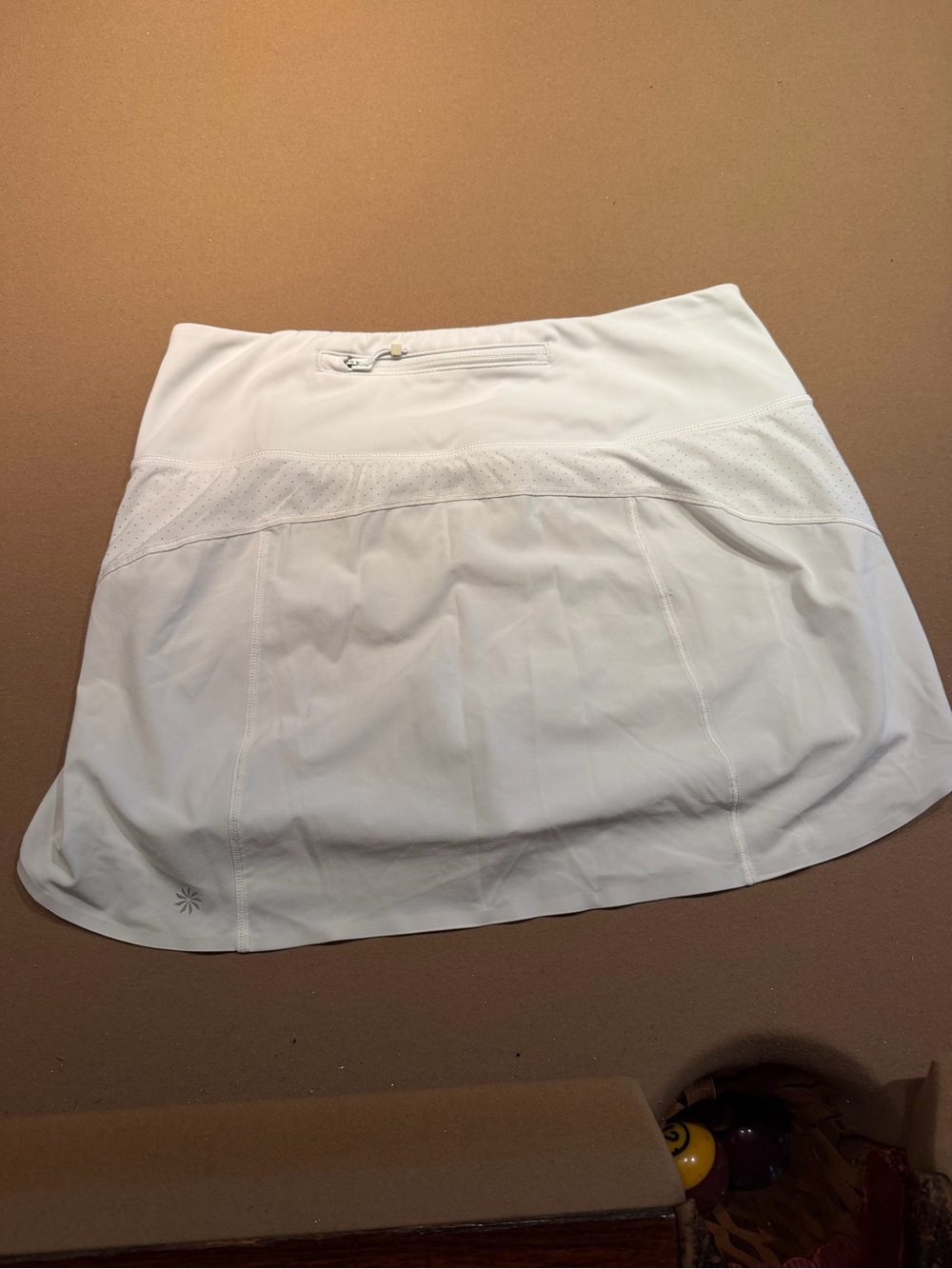 Athleta White Women’s Active Skort with Rear Zip Pocket